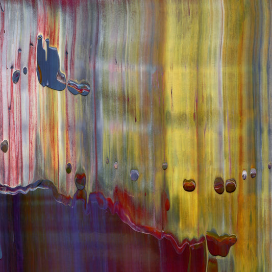 Skydiving with Icarus C6 is an abstract oil-on-canvas artwork, a fractal of its parent painting Skydiving with Icarus created by Anna Judd for the Scales Collection.
