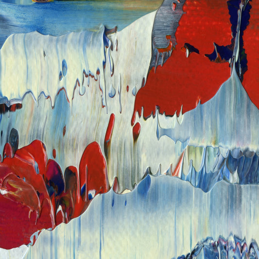 Smuggling Moon Crust A1 is an abstract oil-on-canvas artwork, a fractal of its parent painting Smuggling Moon Crust created by Anna Judd for the Scales Collection.