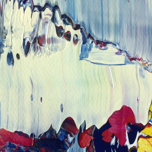Smuggling Moon Crust B2 is an abstract oil-on-canvas artwork, a fractal of its parent painting Smuggling Moon Crust created by Anna Judd for the Scales Collection.