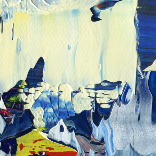 Smuggling Moon Crust B4 is an abstract oil-on-canvas artwork, a fractal of its parent painting Smuggling Moon Crust created by Anna Judd for the Scales Collection.