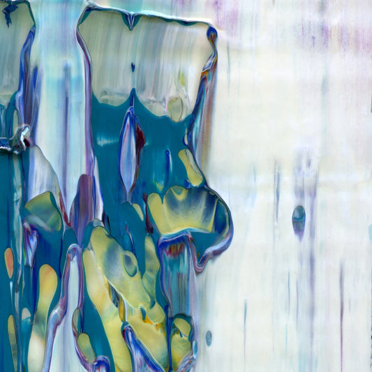 Spiritu Astra B7 is an abstract oil-on-canvas artwork, a fractal of its parent painting Spiritu Astra created by Anna Judd for the Scales Collection.