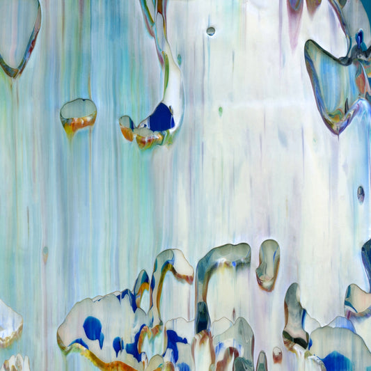 Spiritu Astra C6 is an abstract oil-on-canvas artwork, a fractal of its parent painting Spiritu Astra created by Anna Judd for the Scales Collection.