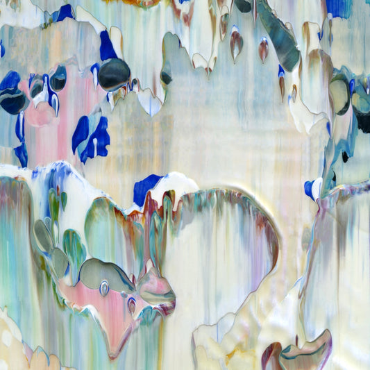 Spiritu Astra D6 is an abstract oil-on-canvas artwork, a fractal of its parent painting Spiritu Astra created by Anna Judd for the Scales Collection.