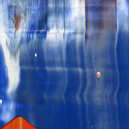 Stargazing on Vesuvius A1 is an abstract oil-on-canvas artwork, a fractal of its parent painting Stargazing on Vesuvius created by Anna Judd for the Scales Collection.