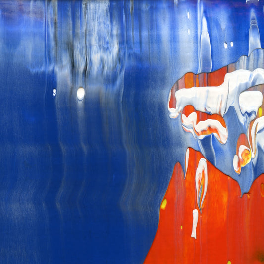 Stargazing on Vesuvius A2 is an abstract oil-on-canvas artwork, a fractal of its parent painting Stargazing on Vesuvius created by Anna Judd for the Scales Collection.