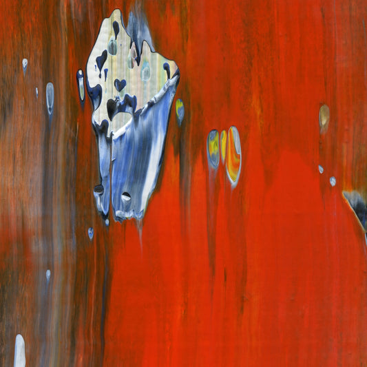 Stargazing on Vesuvius D2 is an abstract oil-on-canvas artwork, a fractal of its parent painting Stargazing on Vesuvius created by Anna Judd for the Scales Collection.