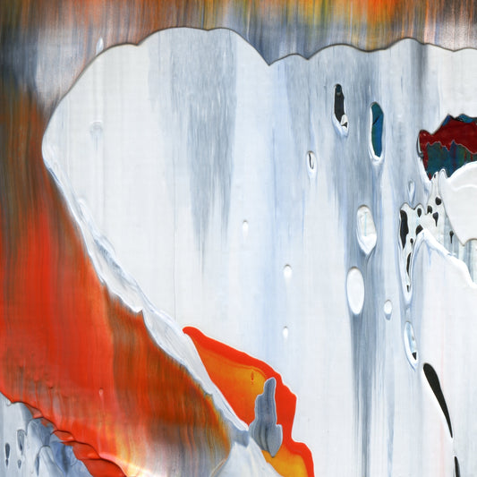 Stargazing on Vesuvius E1 is an abstract oil-on-canvas artwork, a fractal of its parent painting Stargazing on Vesuvius created by Anna Judd for the Scales Collection.