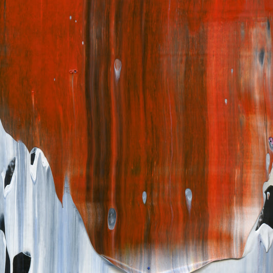 Stargazing on Vesuvius E4 is an abstract oil-on-canvas artwork, a fractal of its parent painting Stargazing on Vesuvius created by Anna Judd for the Scales Collection.