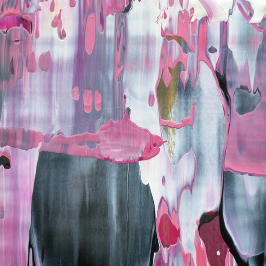 Structural Churning A3 is an abstract oil-on-canvas artwork, a fractal of its parent painting Structural Churning created by Anna Judd for the Scales Collection.