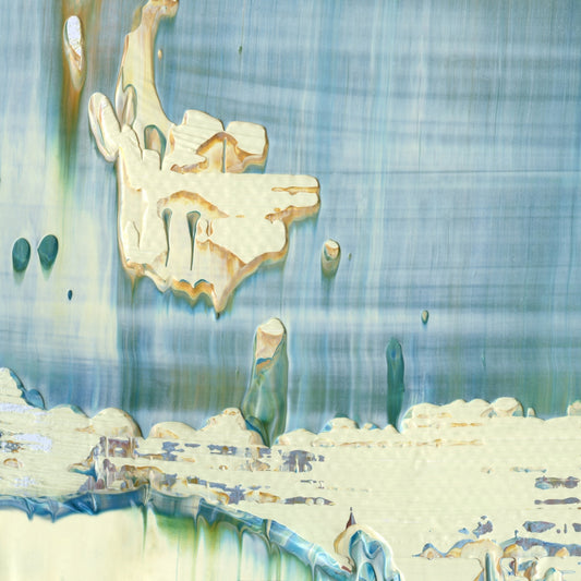 Stumbling Into Sand Dunes E1 is an abstract oil-on-canvas artwork, a fractal of its parent painting Stumbling Into Sand Dunes created by Anna Judd for the Scales Collection.