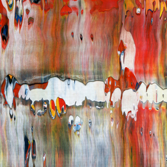 Suddenly Unfettered B2 is an abstract oil-on-canvas artwork, a fractal of its parent painting Suddenly Unfettered created by Anna Judd for the Scales Collection.