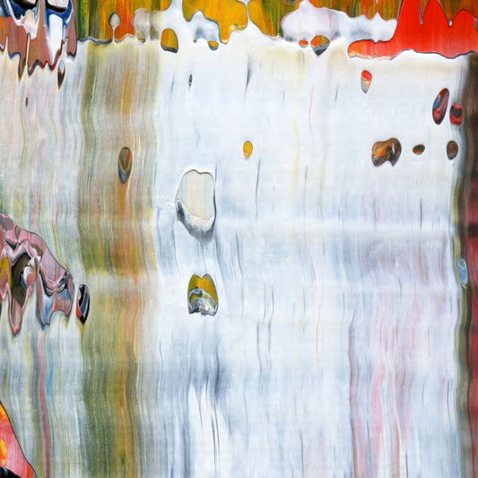 Suddenly Unfettered B4 is an abstract oil-on-canvas artwork, a fractal of its parent painting Suddenly Unfettered created by Anna Judd for the Scales Collection.