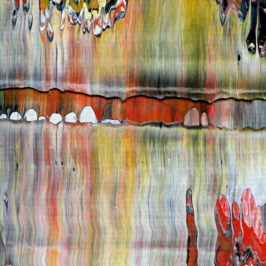 Suddenly Unfettered C3 is an abstract oil-on-canvas artwork, a fractal of its parent painting Suddenly Unfettered created by Anna Judd for the Scales Collection.
