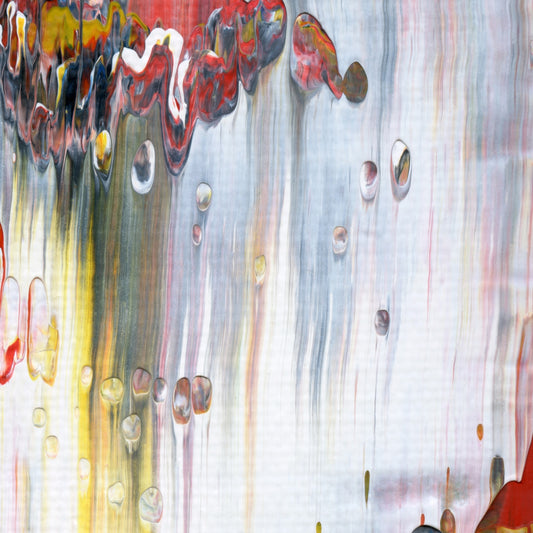 Suddenly Unfettered D4 is an abstract oil-on-canvas artwork, a fractal of its parent painting Suddenly Unfettered created by Anna Judd for the Scales Collection.