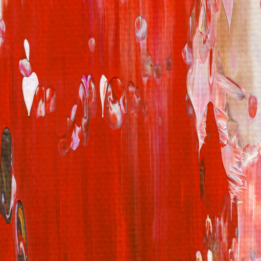 Superfluous Verbosity E3 is an abstract oil-on-canvas artwork, a fractal of its parent painting Superfluous Verbosity created by Anna Judd for the Scales Collection.