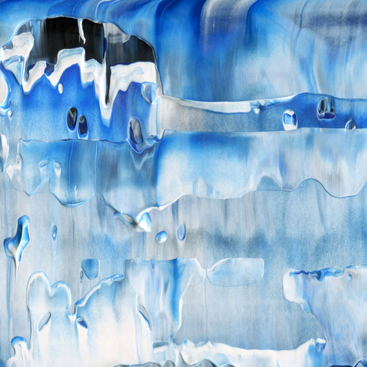 Surprising Surmounting A2 is an abstract oil-on-canvas artwork, a fractal of its parent painting Surprising Surmounting created by Anna Judd for the Scales Collection.