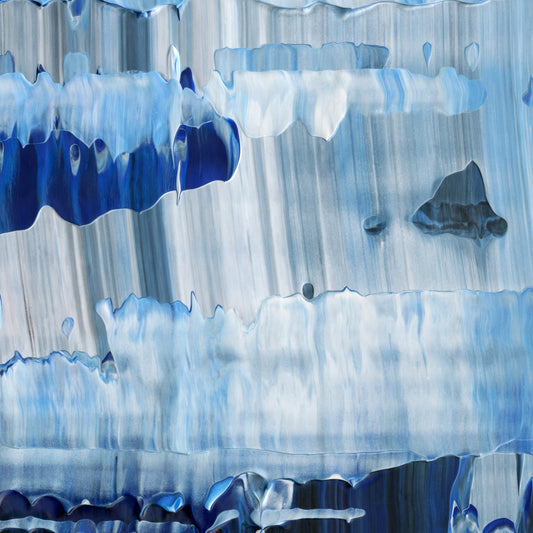 Surprising Surmounting B3 is an abstract oil-on-canvas artwork, a fractal of its parent painting Surprising Surmounting created by Anna Judd for the Scales Collection.