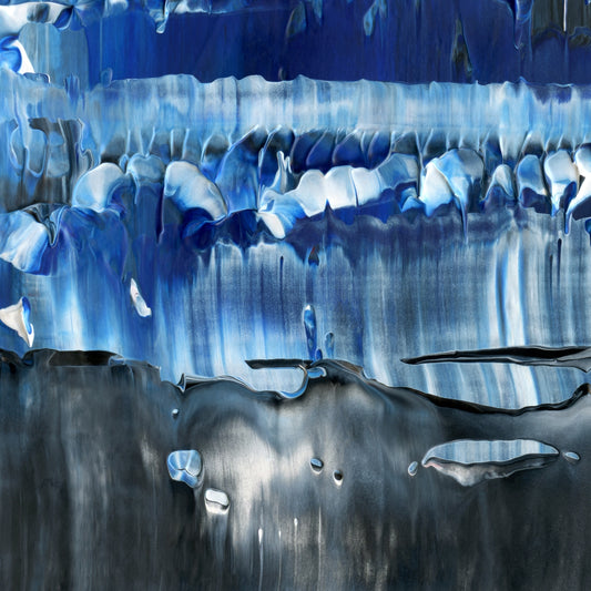 Surprising Surmounting D1 is an abstract oil-on-canvas artwork, a fractal of its parent painting Surprising Surmounting created by Anna Judd for the Scales Collection.