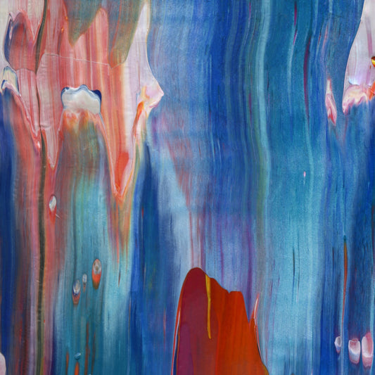 Surrender at Xanadu A1 is an abstract oil-on-canvas artwork, a fractal of its parent painting Surrender at Xanadu created by Anna Judd for the Scales Collection.
