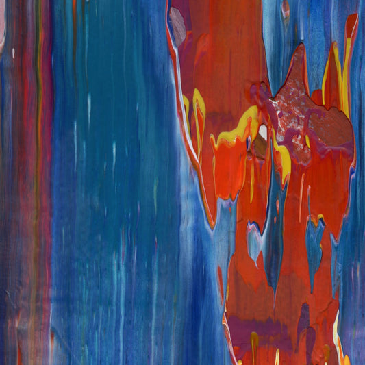 Surrender at Xanadu B1 is an abstract oil-on-canvas artwork, a fractal of its parent painting Surrender at Xanadu created by Anna Judd for the Scales Collection.