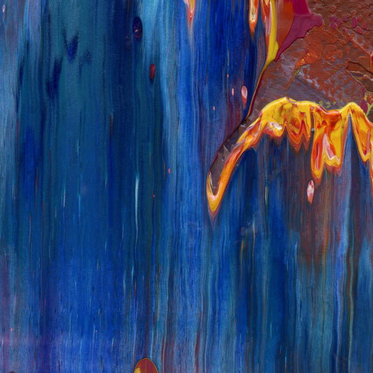 Surrender at Xanadu B2 is an abstract oil-on-canvas artwork, a fractal of its parent painting Surrender at Xanadu created by Anna Judd for the Scales Collection.
