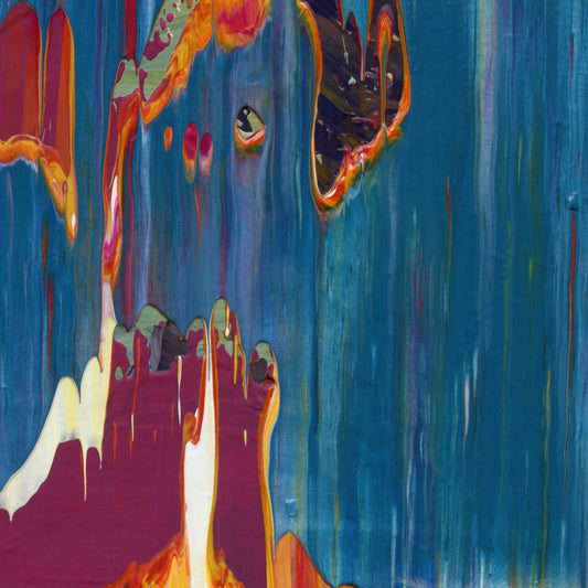 Surrender at Xanadu B4 is an abstract oil-on-canvas artwork, a fractal of its parent painting Surrender at Xanadu created by Anna Judd for the Scales Collection.