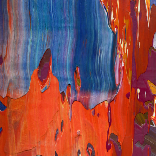 Surrender at Xanadu C1 is an abstract oil-on-canvas artwork, a fractal of its parent painting Surrender at Xanadu created by Anna Judd for the Scales Collection.