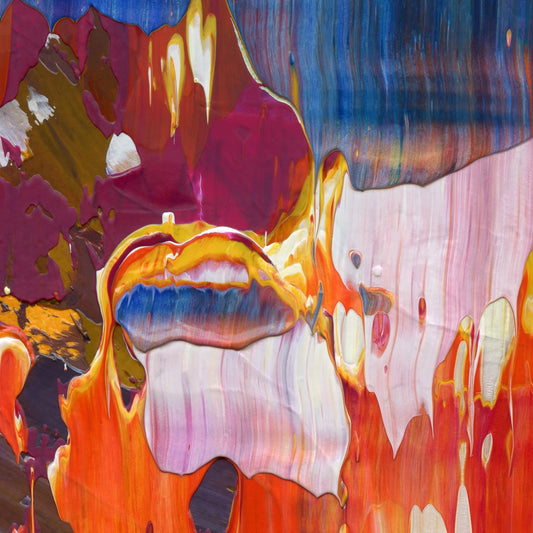 Surrender at Xanadu C2 is an abstract oil-on-canvas artwork, a fractal of its parent painting Surrender at Xanadu created by Anna Judd for the Scales Collection.