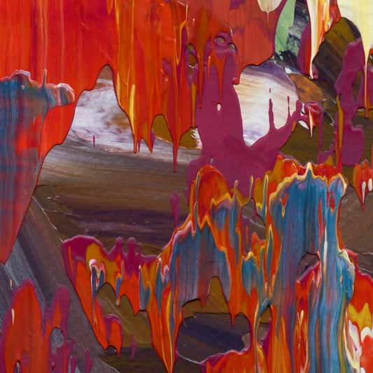 Surrender at Xanadu D3 is an abstract oil-on-canvas artwork, a fractal of its parent painting Surrender at Xanadu created by Anna Judd for the Scales Collection.