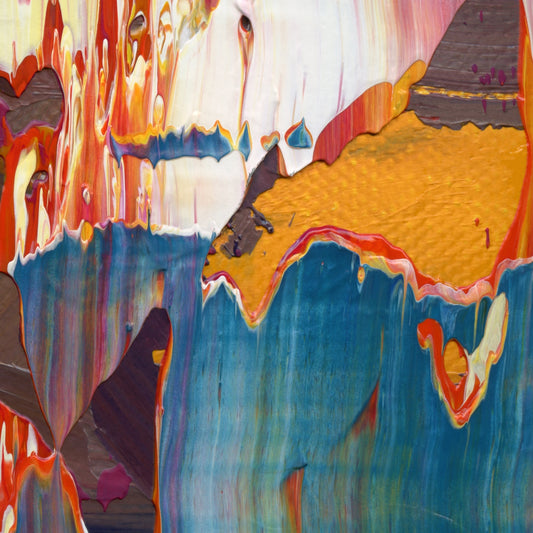 Surrender at Xanadu D4 is an abstract oil-on-canvas artwork, a fractal of its parent painting Surrender at Xanadu created by Anna Judd for the Scales Collection.