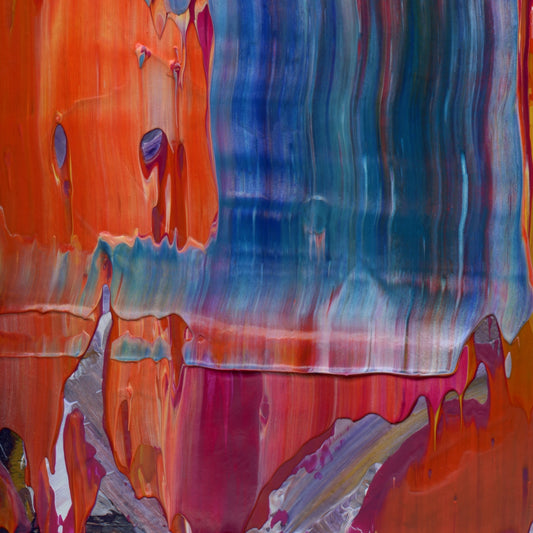 Surrender at Xanadu E1 is an abstract oil-on-canvas artwork, a fractal of its parent painting Surrender at Xanadu created by Anna Judd for the Scales Collection.