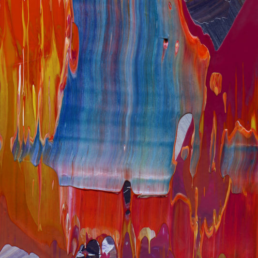 Surrender at Xanadu E2 is an abstract oil-on-canvas artwork, a fractal of its parent painting Surrender at Xanadu created by Anna Judd for the Scales Collection.