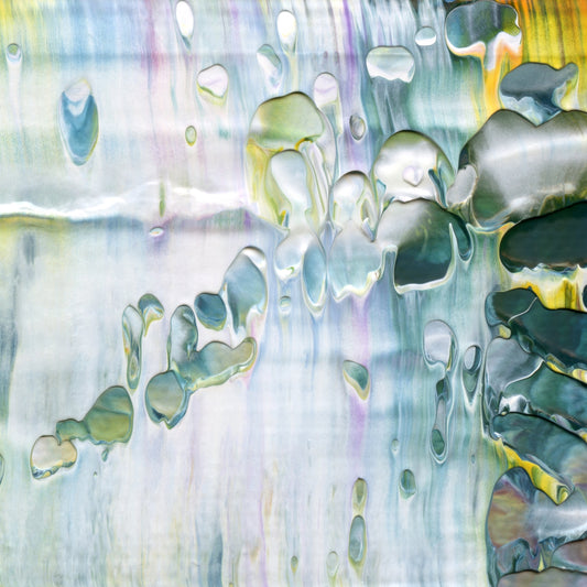 Take Me To Eleusis A4 is an abstract oil-on-canvas artwork, a fractal of its parent painting Take Me To Eleusis created by Anna Judd for the Scales Collection.