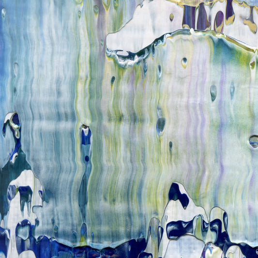 Take Me To Eleusis B1 is an abstract oil-on-canvas artwork, a fractal of its parent painting Take Me To Eleusis created by Anna Judd for the Scales Collection.