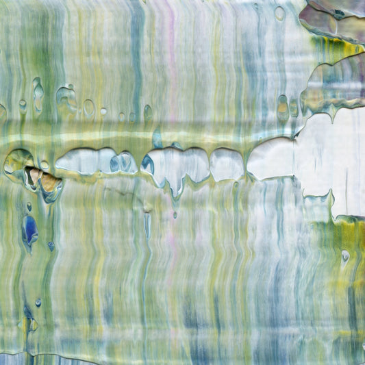Take Me To Eleusis B4 is an abstract oil-on-canvas artwork, a fractal of its parent painting Take Me To Eleusis created by Anna Judd for the Scales Collection.