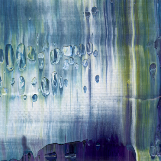 Take Me To Eleusis E4 is an abstract oil-on-canvas artwork, a fractal of its parent painting Take Me To Eleusis created by Anna Judd for the Scales Collection.