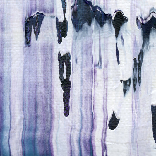 Tao of Forgetting E2 is an abstract oil-on-canvas artwork, a fractal of its parent painting Tao of Forgetting created by Anna Judd for the Scales Collection.