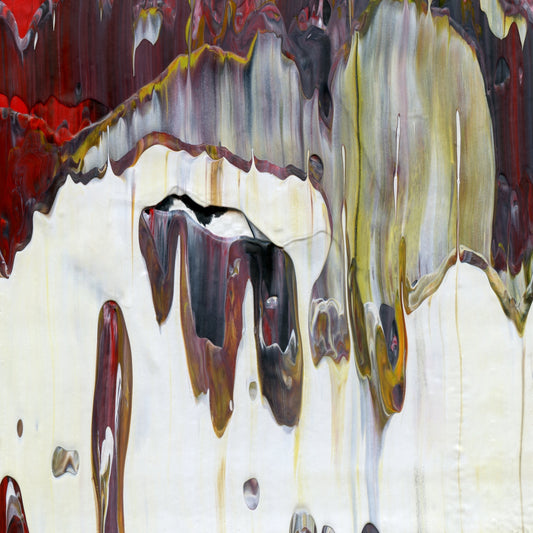 Tender Tentacles C3 is an abstract oil-on-canvas artwork, a fractal of its parent painting Tender Tentacles created by Anna Judd for the Scales Collection.