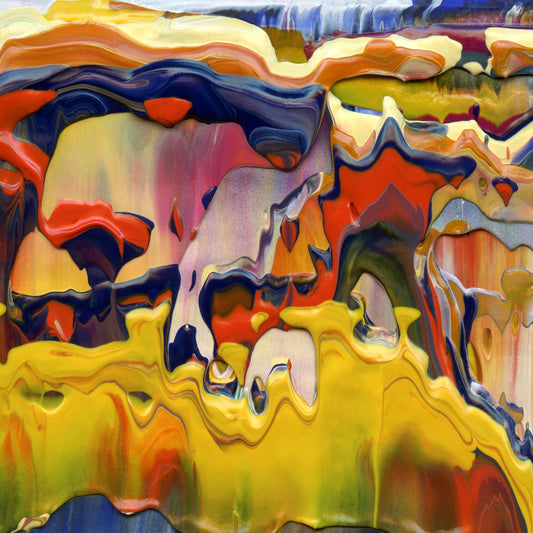 The Other Nelson A2 is an abstract oil-on-canvas artwork, a fractal of its parent painting The Other Nelson created by Anna Judd for the Scales Collection.
