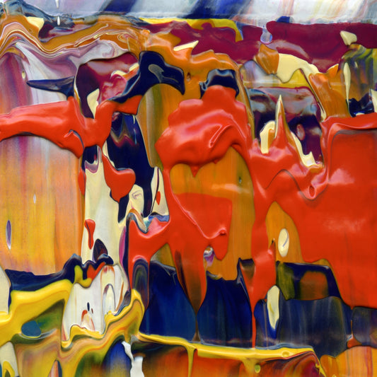 The Other Nelson A4 is an abstract oil-on-canvas artwork, a fractal of its parent painting The Other Nelson created by Anna Judd for the Scales Collection.