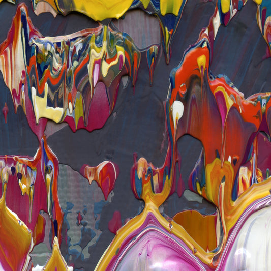 The Other Nelson B3 is an abstract oil-on-canvas artwork, a fractal of its parent painting The Other Nelson created by Anna Judd for the Scales Collection.