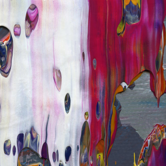The Other Nelson C4 is an abstract oil-on-canvas artwork, a fractal of its parent painting The Other Nelson created by Anna Judd for the Scales Collection.