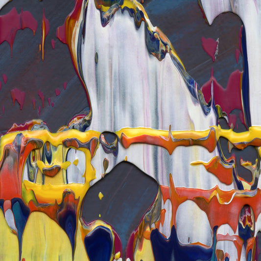 The Other Nelson D3 is an abstract oil-on-canvas artwork, a fractal of its parent painting The Other Nelson created by Anna Judd for the Scales Collection.