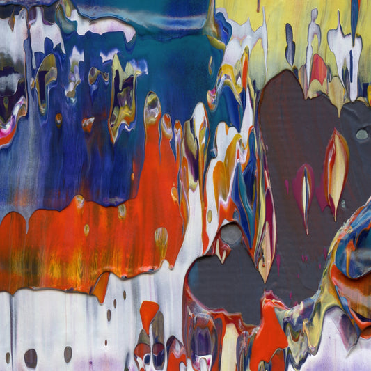 The Other Nelson E2 is an abstract oil-on-canvas artwork, a fractal of its parent painting The Other Nelson created by Anna Judd for the Scales Collection.