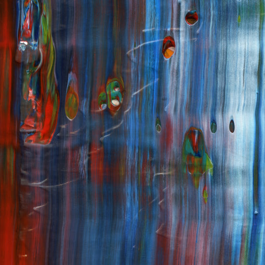 The Safeword is Al Gore C1 is an abstract oil-on-canvas artwork, a fractal of its parent painting The Safeword is Al Gore created by Anna Judd for the Scales Collection.