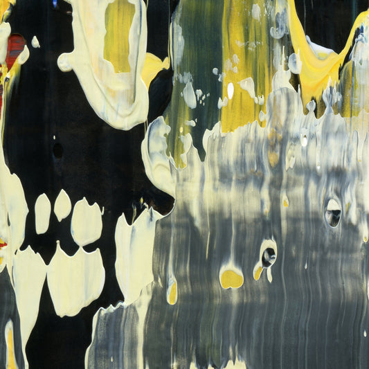 The Tao Made Me Do It B1 is an abstract oil-on-canvas artwork, a fractal of its parent painting The Tao Made Me Do It created by Anna Judd for the Scales Collection.