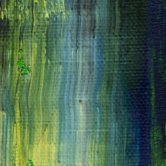 Tie Me To The Mast D4 is an abstract oil-on-canvas artwork, a fractal of its parent painting Tie Me To The Mast created by Anna Judd for the Scales Collection.