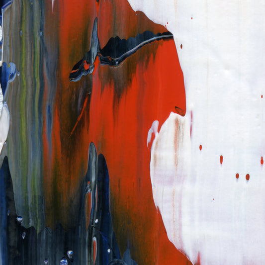 To be Solitary B1 is an abstract oil-on-canvas artwork, a fractal of its parent painting To be Solitary created by Anna Judd for the Scales Collection.