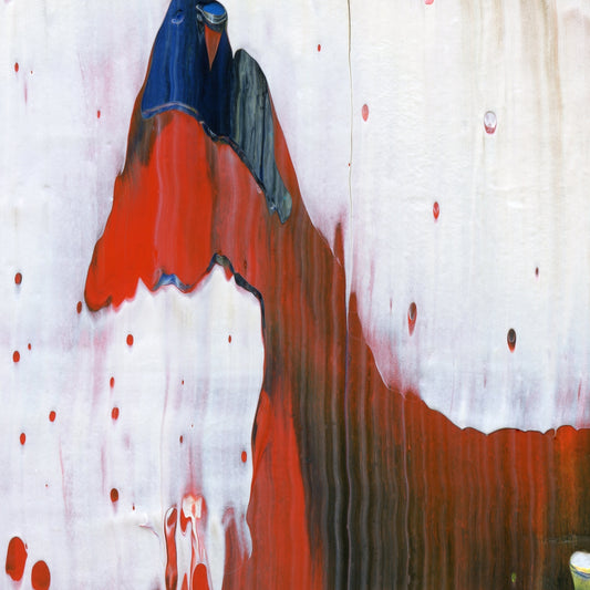 To be Solitary B2 is an abstract oil-on-canvas artwork, a fractal of its parent painting To be Solitary created by Anna Judd for the Scales Collection.