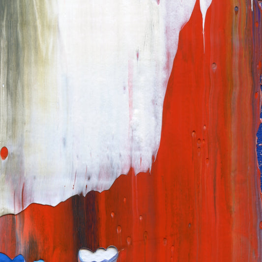 To be Solitary B4 is an abstract oil-on-canvas artwork, a fractal of its parent painting To be Solitary created by Anna Judd for the Scales Collection.